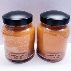 OATMEAL MAPLE COOKIES -A Cheerful Giver Baby Jar Single Wick Candle, 6 oz(2pack)